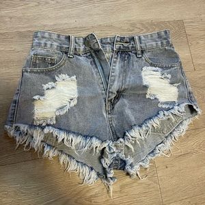 High waisted shorts
